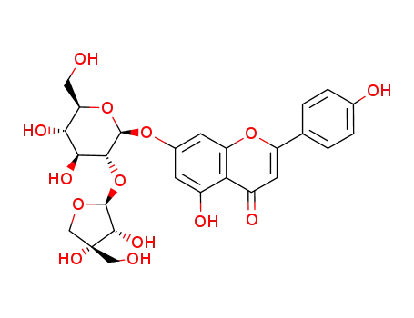 Molecular Structure of 26544-34-3 (Apiin)