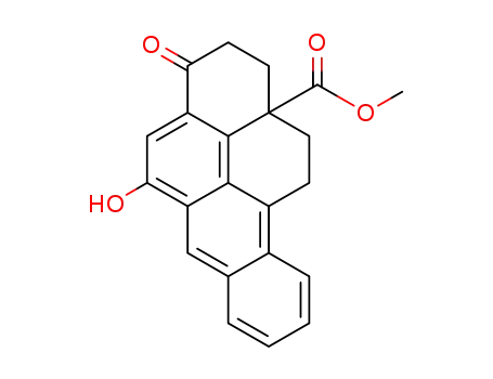 5-hydroxy-3-oxo-2,3,11,12-tetrahydro-1<i>H</i>-benzo[<i>def</i>]chrysene-12a-carboxylic acid methyl ester