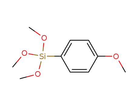 Molecular Structure of 35692-27-4 (4-METHOXYPHENYLTRIMETHOXYSILANE)