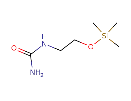 Molecular Structure of 75226-85-6 (<2-(trimethylsilyloxy)ethyl>urea)