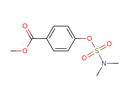 Molecular Structure of 338396-06-8 (methyl 4-((N, N-dimethylsulfamoyl)oxy)benzoate)
