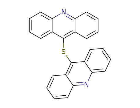 Molecular Structure of 85842-89-3 (9,9'-diacridinyl sulfide)