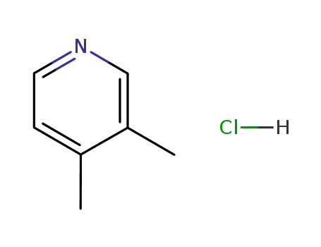 Molecular Structure of 36316-69-5 (3,4-dimethylpyridinium chloride)