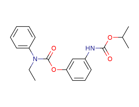 Carbamic acid,N-ethyl-N-phenyl-, 3-[[(1-methylethoxy)carbonyl]amino]phenyl ester