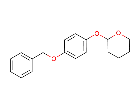 Molecular Structure of 53936-79-1 (4-benzyloxyphenyl 2-tetrahydropyranyl ether)