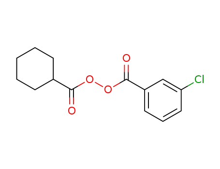 Molecular Structure of 39651-57-5 (Peroxide, 3-chlorobenzoyl cyclohexylcarbonyl)