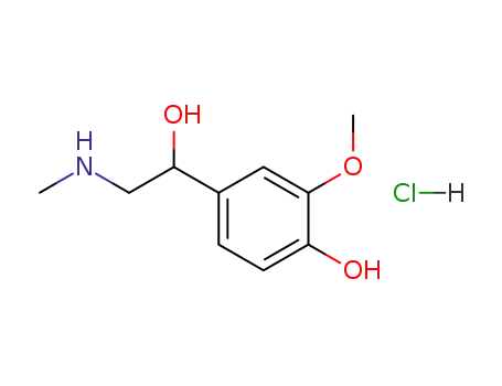 Molecular Structure of 5090-31-3 (DL-M-O-METHYLEPINEPHRINE HYDROCHLORIDE)