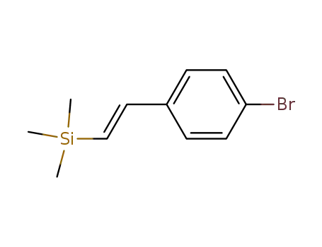 Molecular Structure of 94397-78-1 ((E)-trimethyl<2-(4-bromophenyl)ethenyl>silane)