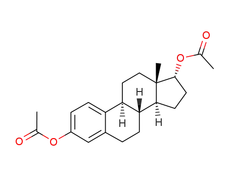 Molecular Structure of 1474-52-8 (estradiol-3,17α-diacetate)
