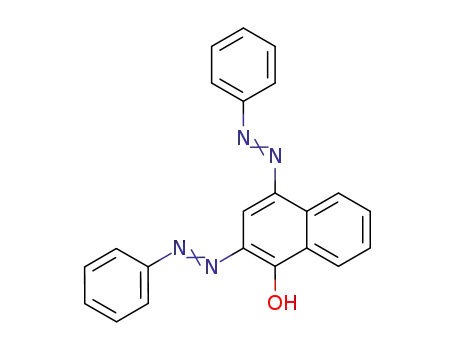 Molecular Structure of 5290-66-4 (2,4-Bis(phenylazo)naphthalene-1-ol)