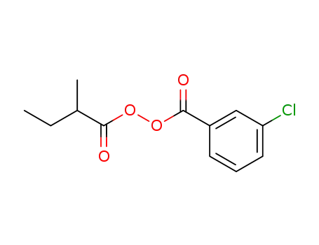 Molecular Structure of 79593-78-5 (Peroxide, 3-chlorobenzoyl 2-methyl-1-oxobutyl)