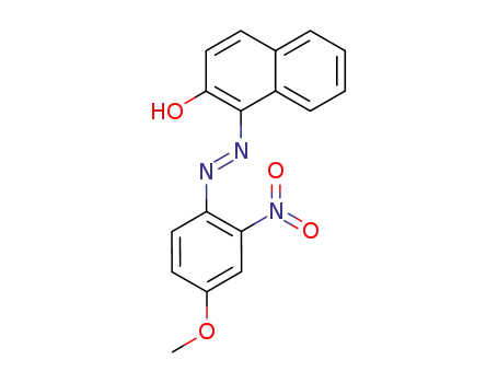 Molecular Structure of 49744-28-7 (1-[(4-methoxy-2-nitrophenyl)azo]-2-naphthol)