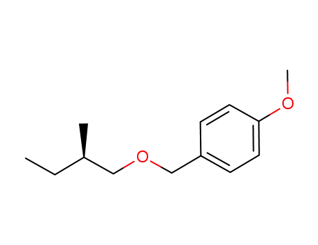 Molecular Structure of 1174752-30-7 (1-methoxy-4-((R)-(-)-2-methylbutoxymethyl)benzene)