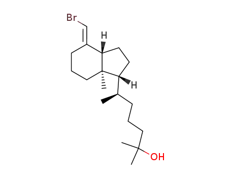 Molecular Structure of 143705-63-9 ((E)-(20R)-de-A,B-8-(bromomethylene)cholestan-25-ol)