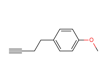 Molecular Structure of 73780-78-6 (1-(but-3-yn-1-yl)-4-methoxybenzene)