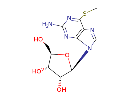 2-Amino-6-methythio-9-(beta-D-ribofuranosyl)-9H-purine