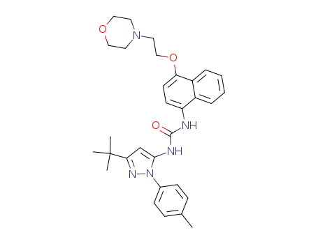 Molecular Structure of 285983-48-4 (Doramapimod)