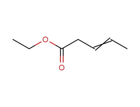 Molecular Structure of 1617-05-6 (3-Pentenoic acid ethyl ester)