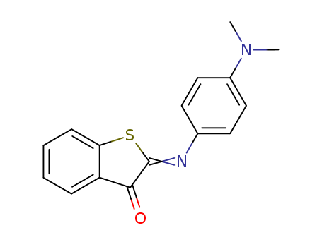 53633-39-9,2-[[4-(dimethylamino)phenyl]imino]benzo[b]thiophene-3(2H)-one,Benzo[b]thiophen-3(2H)-one,2-[[p-(dimethylamino)phenyl]imino]- (6CI,7CI)