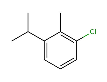 Molecular Structure of 127450-94-6 (1-chloro-3-isopropyl-2-methyl-benzene)