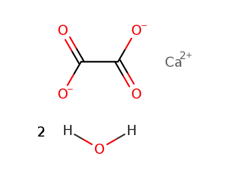 Molecular Structure of 5794-28-5 (Calcium oxalate monohydrate)