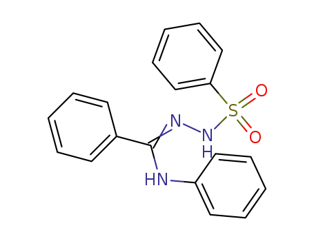 Molecular Structure of 81816-99-1 (Benzenecarboximidic acid, N-phenyl-, 2-(phenylsulfonyl)hydrazide)