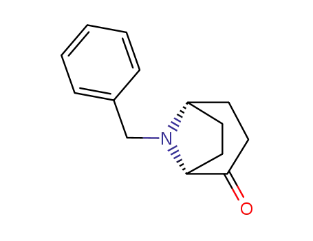 Molecular Structure of 208037-76-7 ((1R,5S)-8-benzyl-8-azabicyclo[3.2.1]octan-2-one)