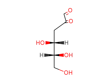 Molecular Structure of 4084-27-9 (3-DEOXYGLUCOSONE)