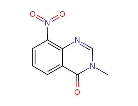 Molecular Structure of 221448-39-1 (3-methyl-8-nitroquinazolin-4-one)