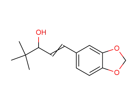 1-(1,3-Benzodioxol-5-yl)-4,4-dimethyl-1-penten-3-ol
