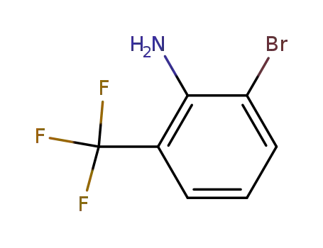 Molecular Structure of 58458-13-2 (2-bromo-6-(trifluoromethyl)aniline)
