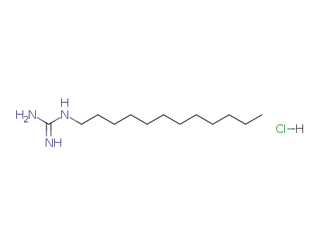 Molecular Structure of 13590-97-1 (DODECYLGUANIDINE HYDROCHLORIDE)