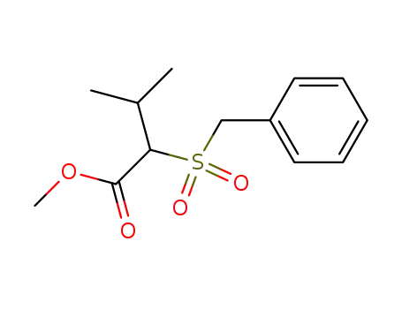 Molecular Structure of 84228-97-7 (methyl 2-benzylsulfonyl-3-methylbutyrate)