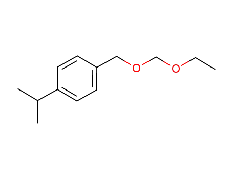 Molecular Structure of 1058648-64-8 (4-iso-propyl-1-[(ethoxymethoxy)methyl]benzene)