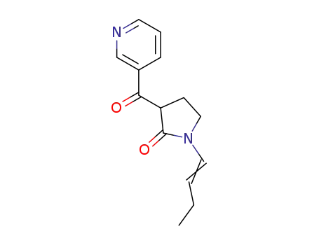 Molecular Structure of 1308392-26-8 (1-(butenyl)-3-(pyridine-3-carbonyl)pyrrolidin-2-one)