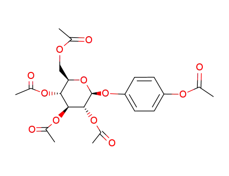 Molecular Structure of 14698-56-7 (ARBUTIN PENTAACETATE)