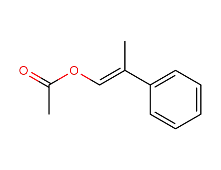 Molecular Structure of 37973-51-6 ((E)-2-phenylpropenyl acetate)