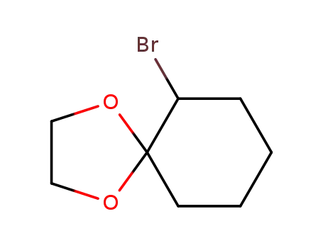Molecular Structure of 1728-15-0 (6-BroMo-1,4-dioxaspiro[4.5]decane)
