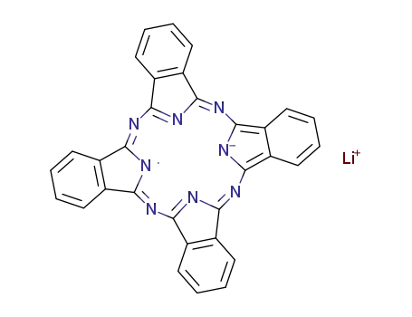 Molecular Structure of 103088-30-8 (lithium phthalocyanine radical)