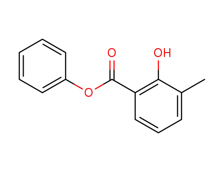 Molecular Structure of 41755-73-1 (phenyl 3-methylsalicylate)