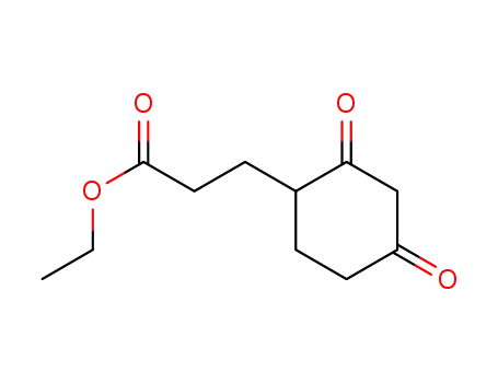 Molecular Structure of 1335209-87-4 (ethyl 3-(2,4-dioxocyclohexyl)propanoate)