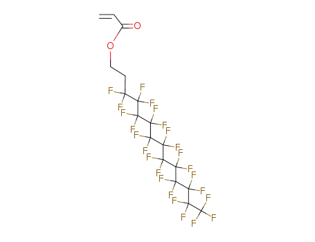 Molecular Structure of 34395-24-9 (1,1,2,2-Tetrahydroperfluorotetradecyl acrylate)