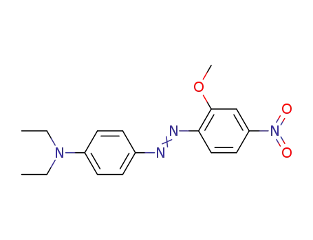 Molecular Structure of 6373-95-1 (N,N-DIETHYL-4-[(2-METHOXY-4-NITRO)PHENYLAZO]ANILINE)
