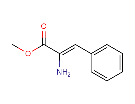 Molecular Structure of 80612-97-1 (2-Propenoic acid, 2-amino-3-phenyl-, methyl ester, (2Z)-)