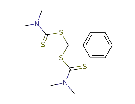 Molecular Structure of 49773-60-6 (Benzylidene bis(dimethyldithiocarbamate))