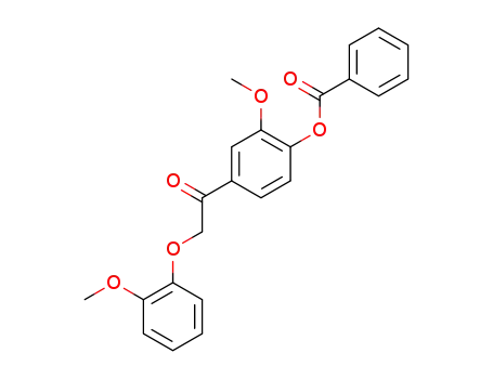 1-(4-benzoyloxy-3-methoxyphenyl)-2-(2-methoxyphenoxy)ethanone