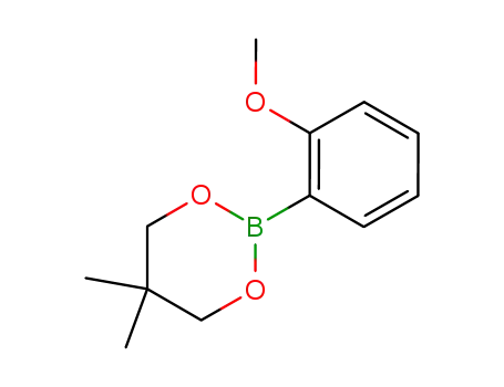 Molecular Structure of 335343-05-0 (1,3,2-Dioxaborinane, 2-(2-methoxyphenyl)-5,5-dimethyl-)