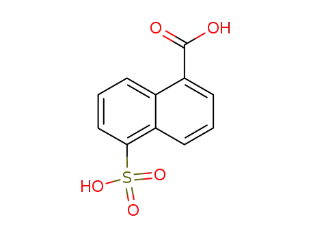 Molecular Structure of 51307-69-8 (5-sulfo-1-naphthoic acid)