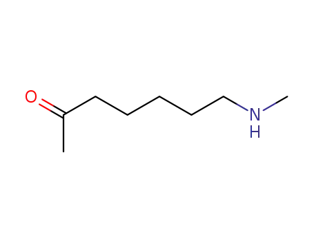 Molecular Structure of 101258-88-2 (2-Heptanone, 7-(methylamino)- (6CI,9CI))