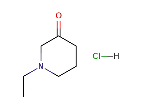 Molecular Structure of 41361-28-8 (1-ETHYL-3-PIPERIDONE HYDROCHLORIDE)